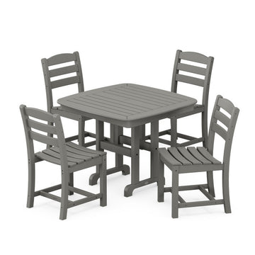 Polywood La Casa Café 5-Piece Side Chair Dining Set PWS654-1