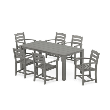 Polywood La Casa Café Arm Chair 7-Piece Parsons Dining Set PWS2280-1