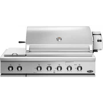 DCS Series 7 Traditional 48-Inch Built-In Gas Grill With Double Side Burner & Rotisserie - BH1-48RS