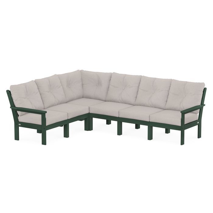 Polywood Vineyard 6-Piece Sectional Set