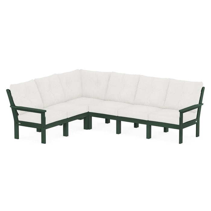 Polywood Vineyard 6-Piece Sectional Set