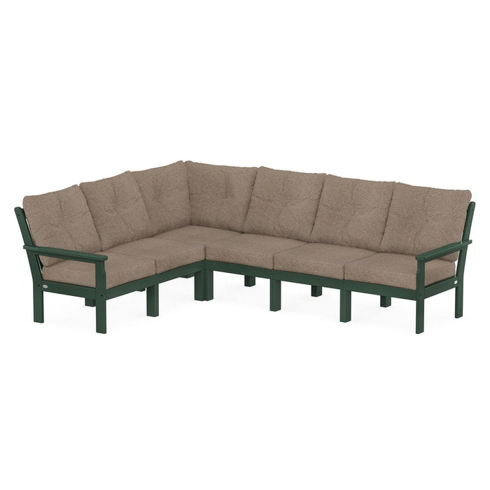 Polywood Vineyard 6-Piece Sectional Set