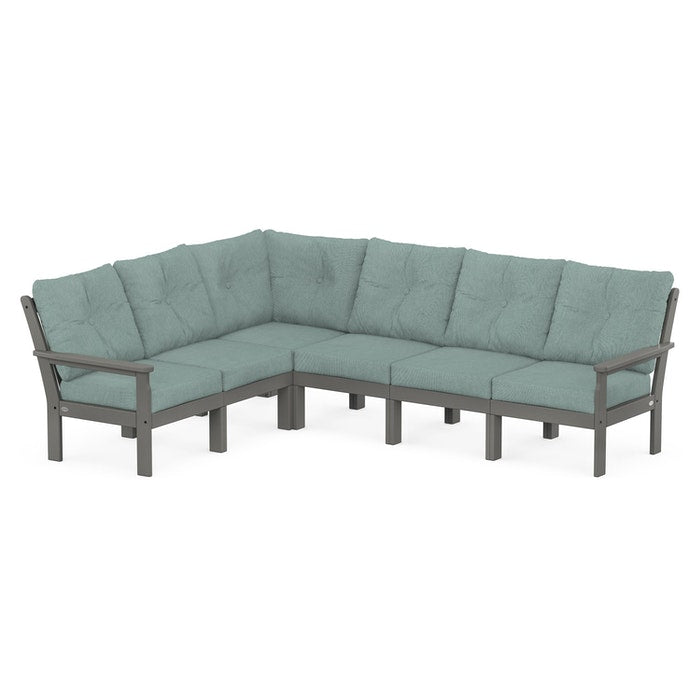 Polywood Vineyard 6-Piece Sectional Set