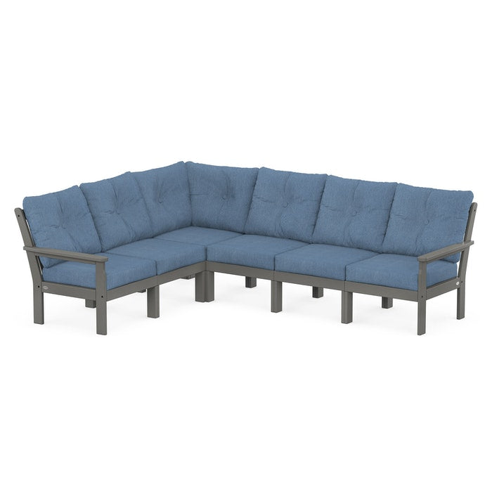 Polywood Vineyard 6-Piece Sectional Set