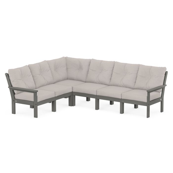 Polywood Vineyard 6-Piece Sectional Set