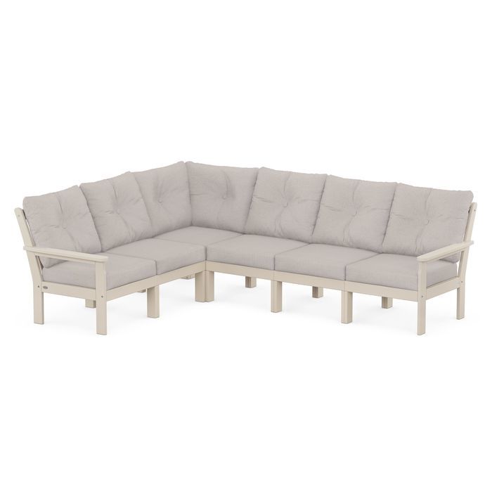 Polywood Vineyard 6-Piece Sectional Set