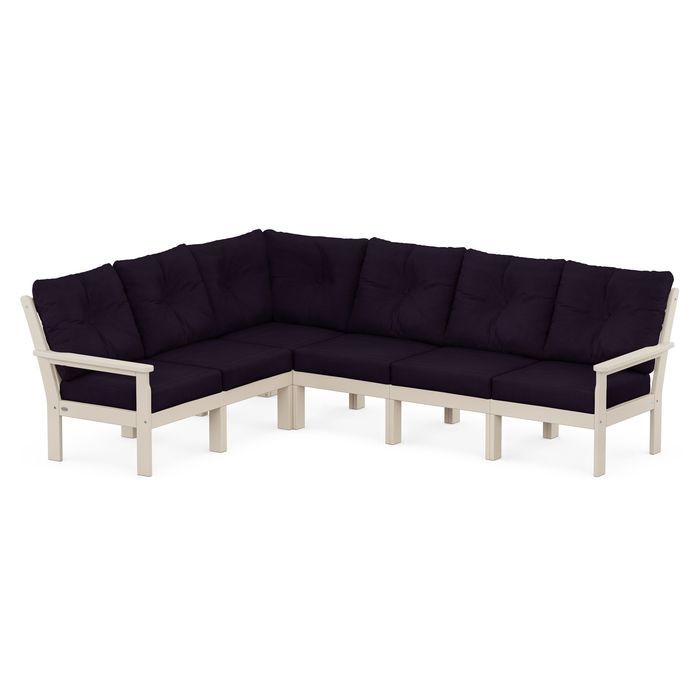 Polywood Vineyard 6-Piece Sectional Set