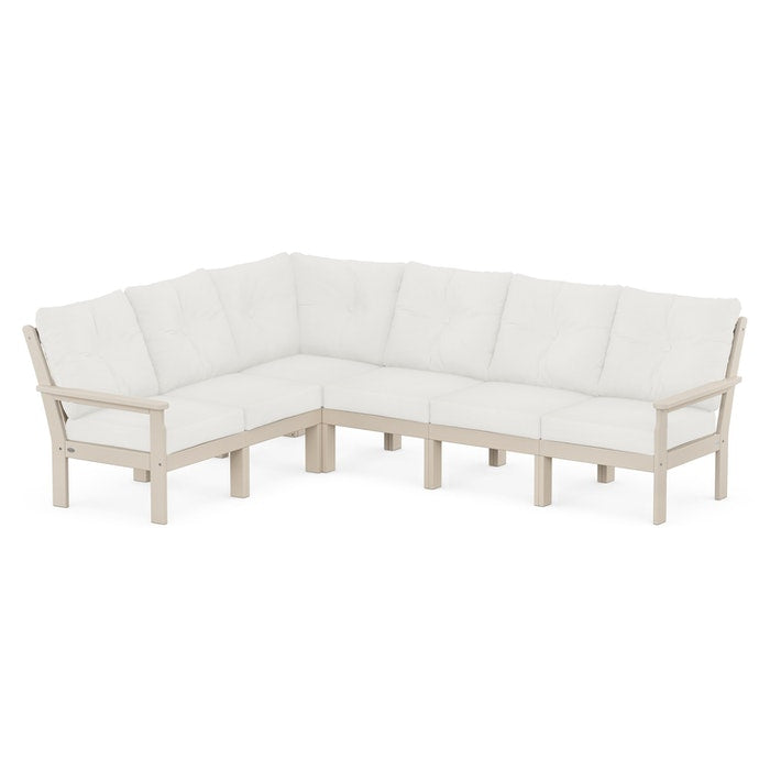 Polywood Vineyard 6-Piece Sectional Set