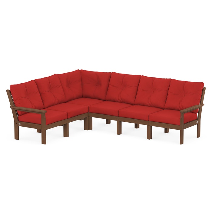 Polywood Vineyard 6-Piece Sectional Set