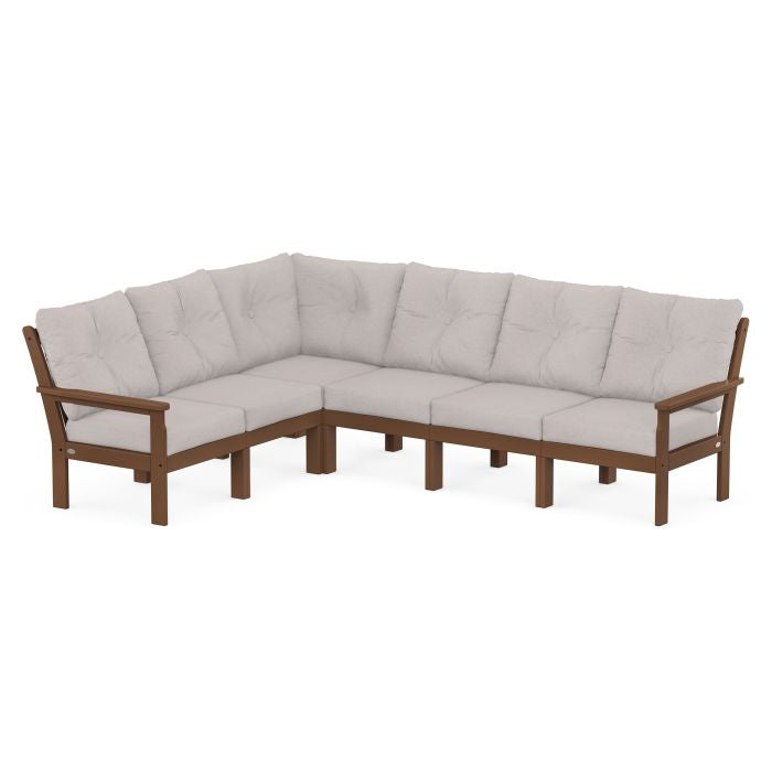 Polywood Vineyard 6-Piece Sectional Set