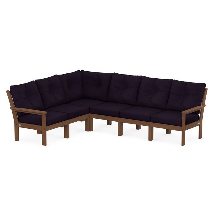 Polywood Vineyard 6-Piece Sectional Set