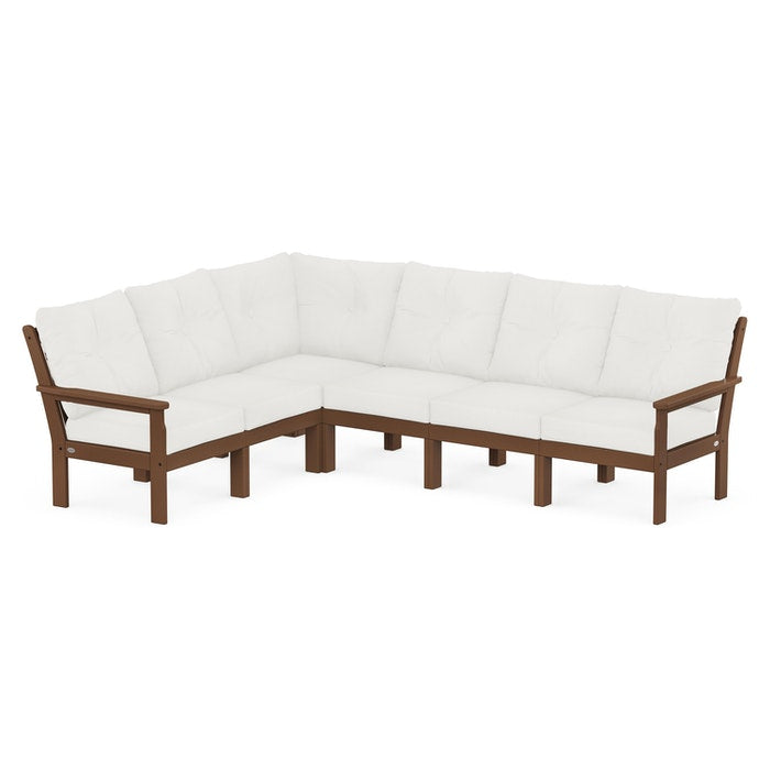 Polywood Vineyard 6-Piece Sectional Set