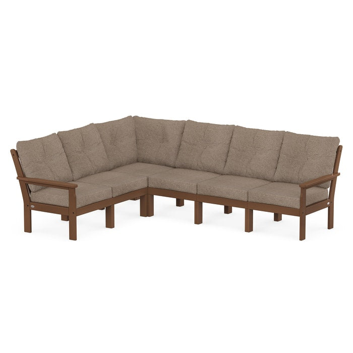 Polywood Vineyard 6-Piece Sectional Set