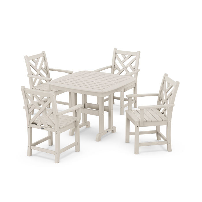 Polywood Chippendale 5-Piece Dining Set PWS658-1