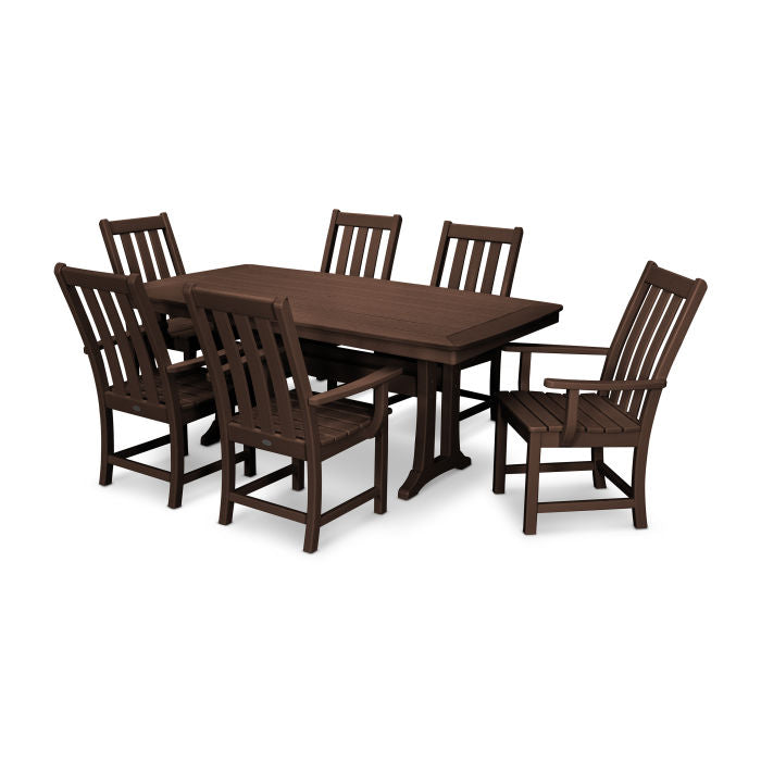 Polywood Vineyard 7-Piece Arm Chair Dining Set PWS407-1