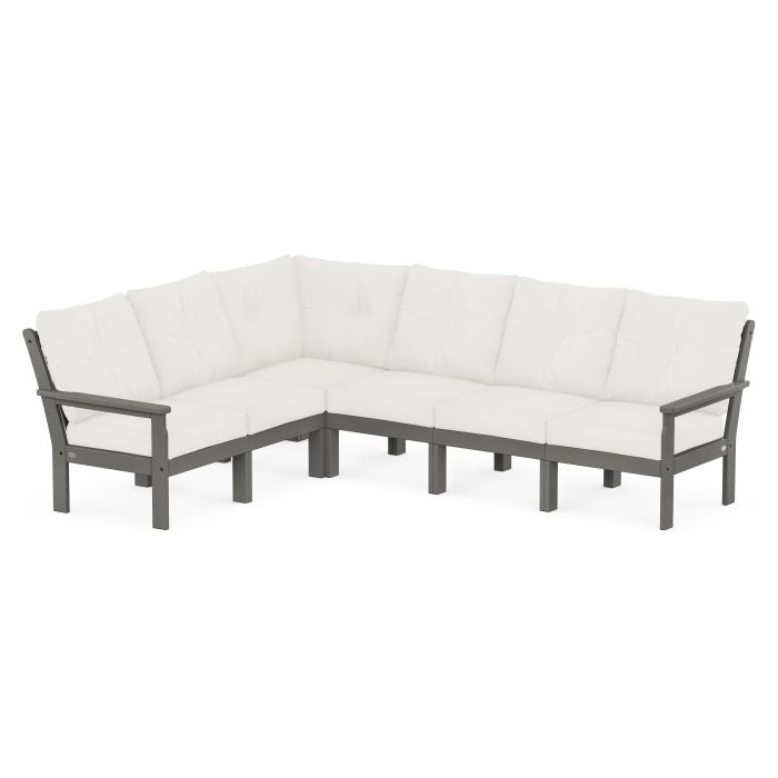 Polywood Vineyard 6-Piece Sectional Set