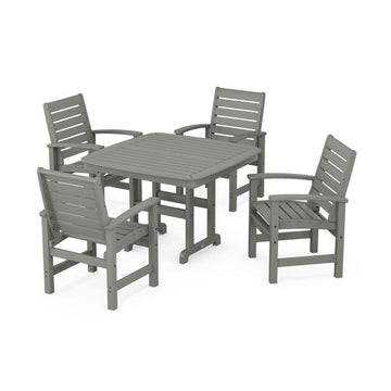 Polywood Signature 5-Piece Dining Set with Trestle Legs PWS931-1