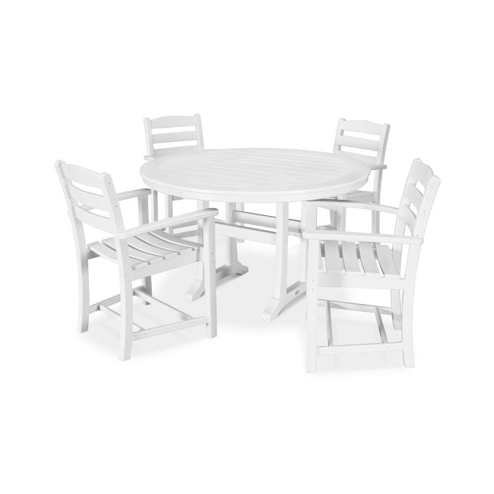 Polywood La Casa Café 5-Piece Arm Chair Dining Set PWS301-1