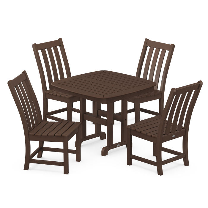 Polywood Vineyard 5-Piece Side Chair Dining Set PWS659-1