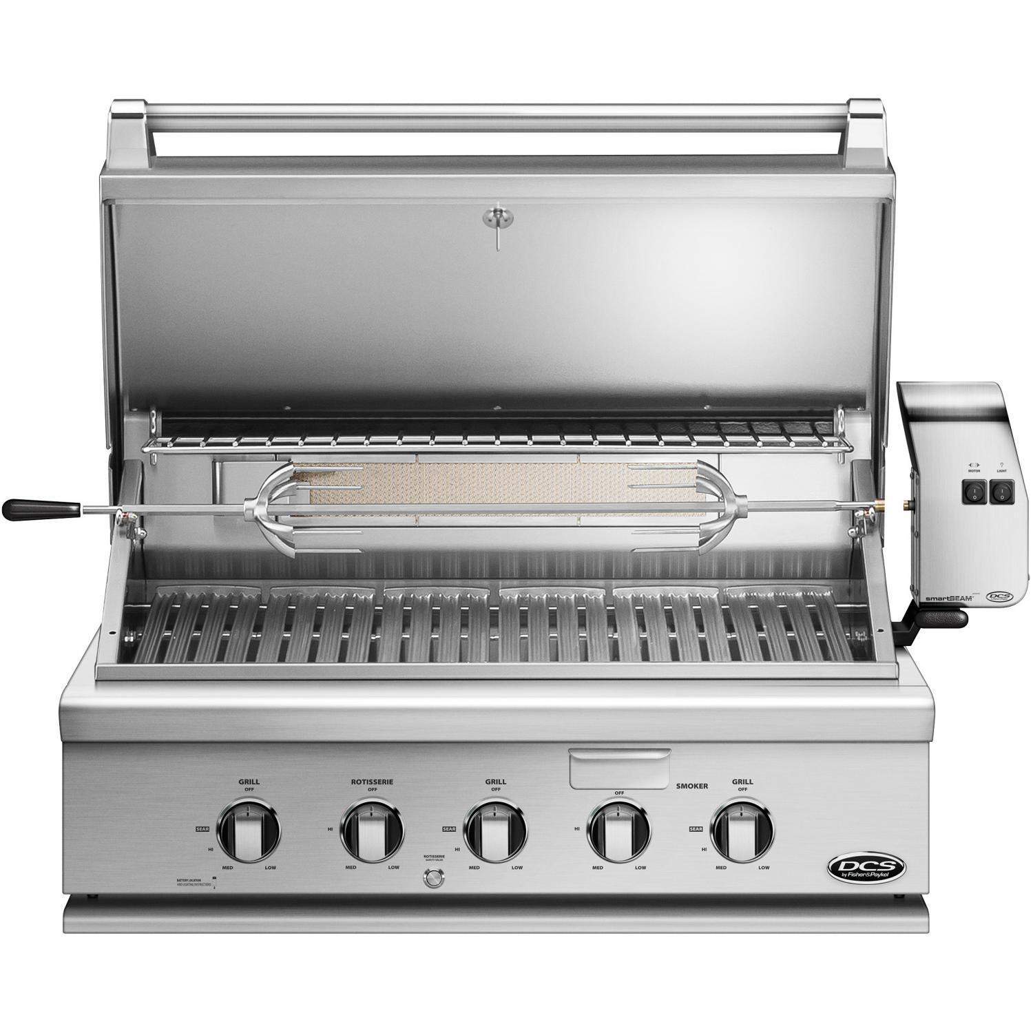 DCS Series 7 Traditional 36 Inch Built In Gas Grill With Rotisserie Outdoor Elegance Patio Design Center