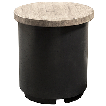 American Fyre Designs Reclaimed Wood Contempo Tank/ End Table