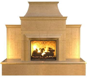 American Fyre Designs Grand Cordova Fireplace