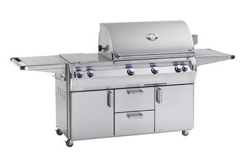 Fire Magic Echelon Diamond E790s Portable BBQ Grill With Analog Thermometer & Double Side Burner