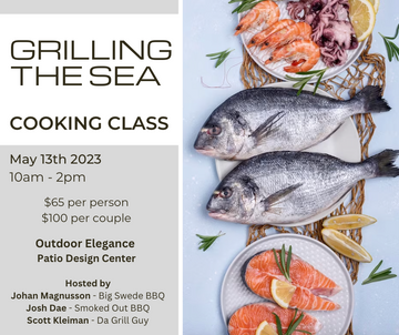 1 Couples Ticket to Grilling the Sea Cooking Class