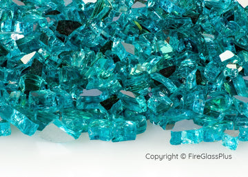 Fire Glass Plus Caribbean Blue Reflective 1/4
