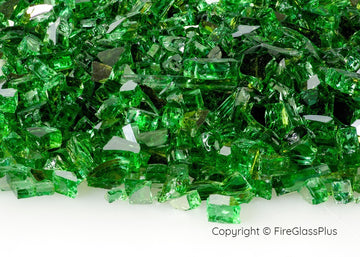 Fire Glass Plus Emerald Reflective 1/4