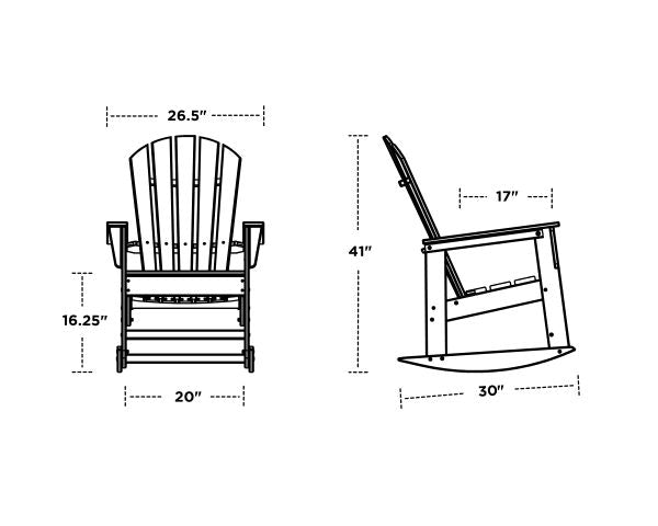 Polywood South Beach Rocking Chair SBR16